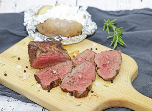 Rinderfilet mit Folienkartoffeln vom Grill