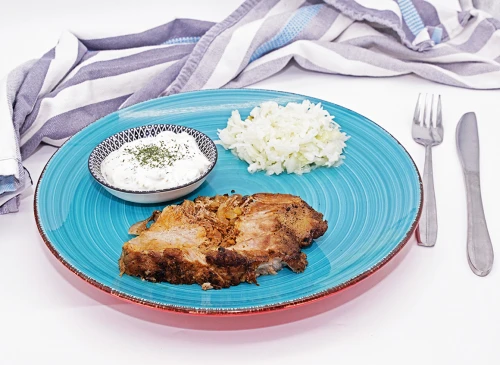 Gyrosbraten nach griechischer Art