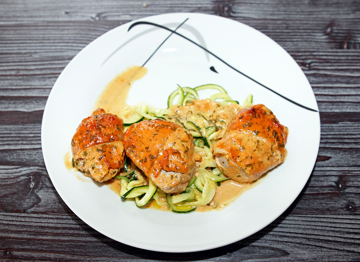 Rezept: Schweinefilet in Curry-Sahne-Sauce