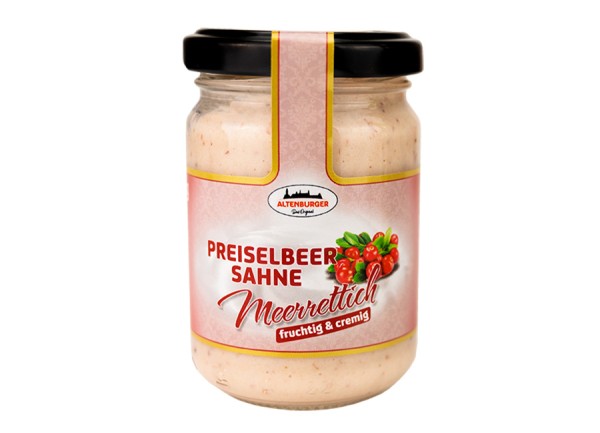 Preiselbeer Sahne Meerrettich