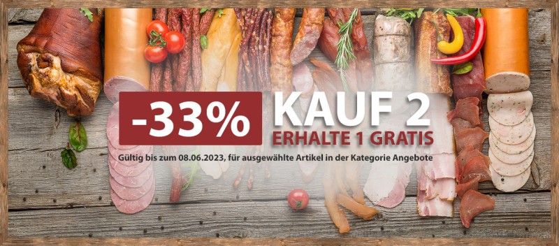 kauf 2 + 1 gratis aktion