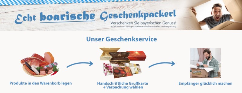 Echt bayerische Geschenkpakete