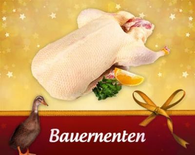 Frische bayerische Bauernenten