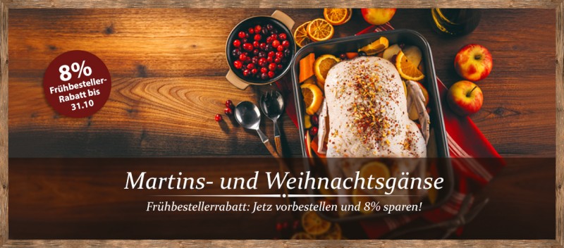 Frische Martinsgans