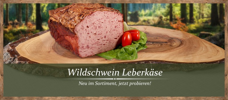 NEU: Wildschwein-Leberkäse