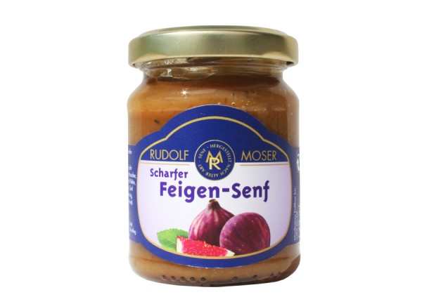 Rudolf Moser's - scharfer Feigen Senf