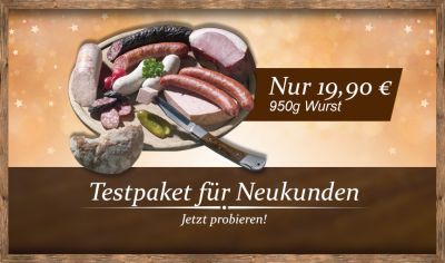 Testpaket für Neukunden