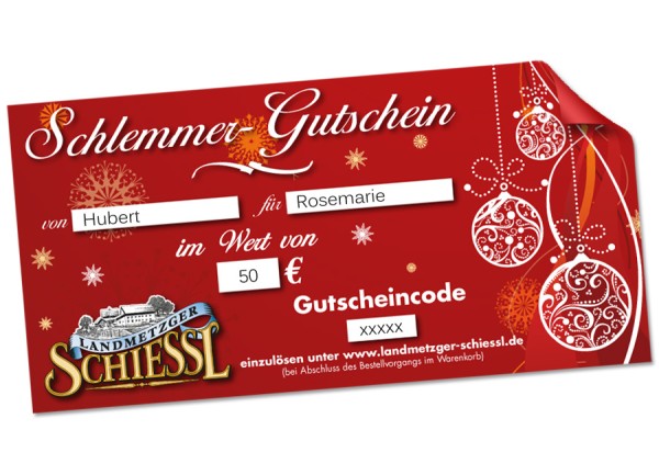 Geschenkgutschein € 25,00 