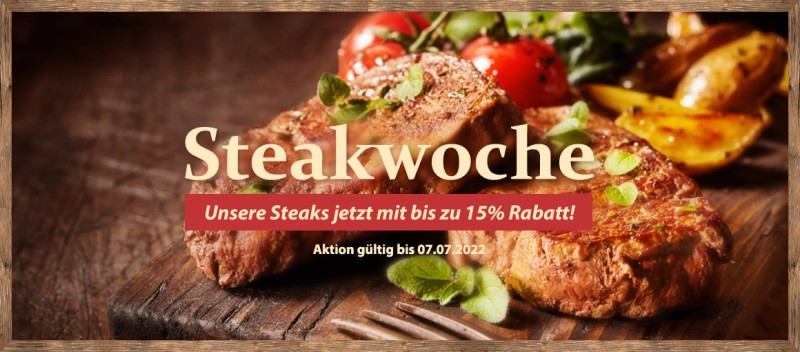 Steakwoche mit bis zu 15% Rabatt!